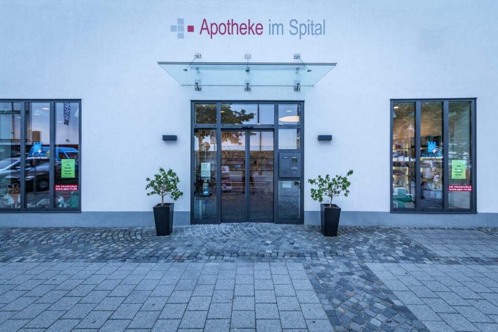 Filiale der Apotheke im Spital von Außen